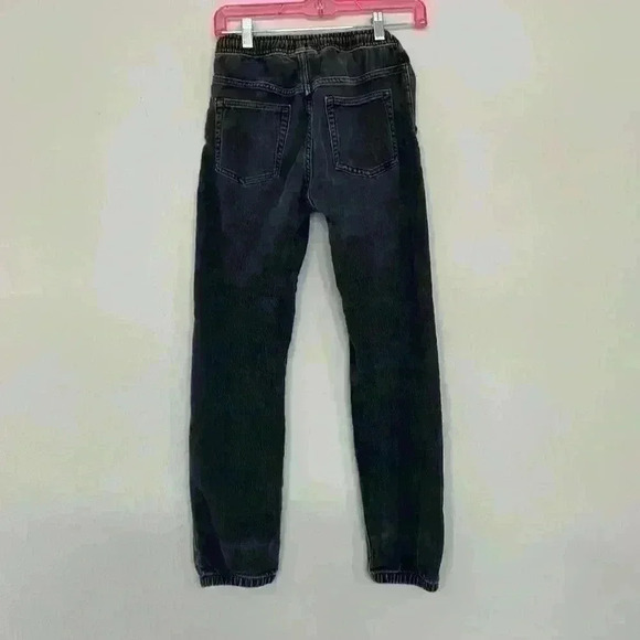 GAP- Black Denim Joggers Sz XL Youth / XS Women's - Picture 7 of 7